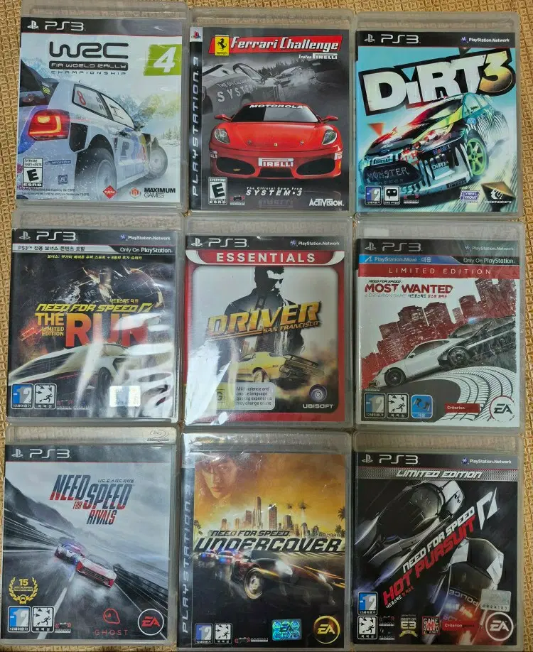 플스3 PS3 레이싱게임