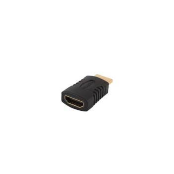 HDMI F to M 모니터 연장 변환 젠더 블랙
