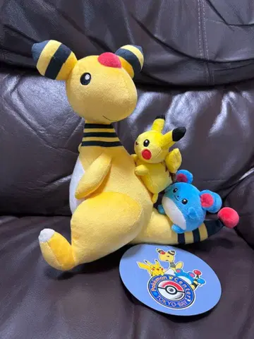 전룡과 피카츄와 마릴 포켓몬 센터 도쿄베이R 봉제 인형