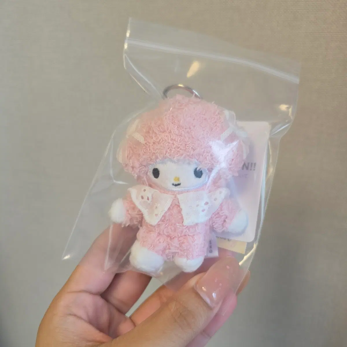 산리오 로리즈팜 콜라보 마이스위트피아노인형 키링