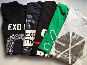EXO 티셔츠 5장 묶음 판매
