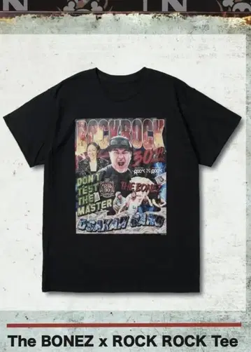 [ 미사용 ] The BONEZ x ROCK ROCK 30th 셔츠 ( XL )
