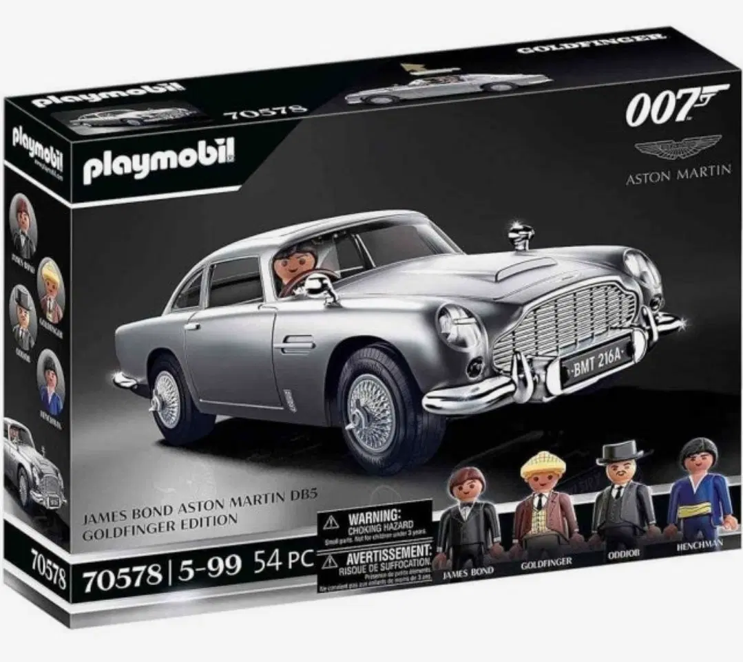 플레이모빌70578 플레이모빌 007 제임스 본드 애스턴 마틴 DB5 골드핑거 에디션 70578