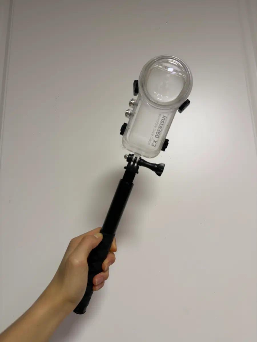 인스타360 X3 인비져블 다이브 케이스,인비저블 셀피 스틱
