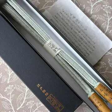 O46 특선 허리띠 전통 공예품 무형 문화재 에도 조립끈 고시마끈 새상품 꼬임 술 일본제
