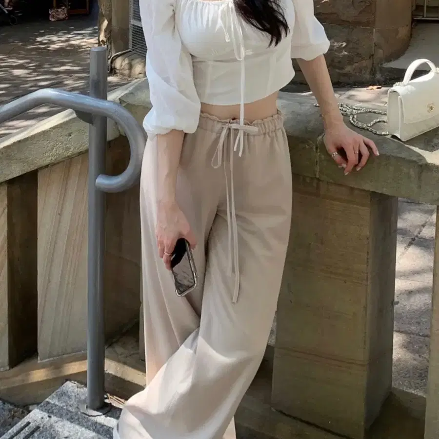 온트 ownt 뮤트 팬츠 베이지 short