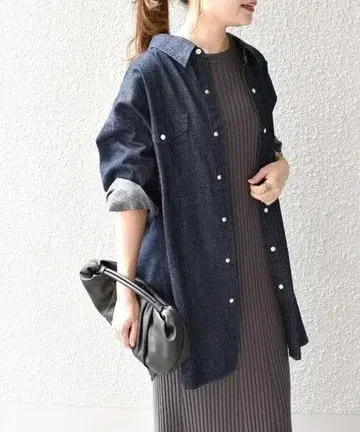 컨디션 최상 네이비 랭글러쉽스 별주 워셔블 웨스턴 빅 셔츠 2