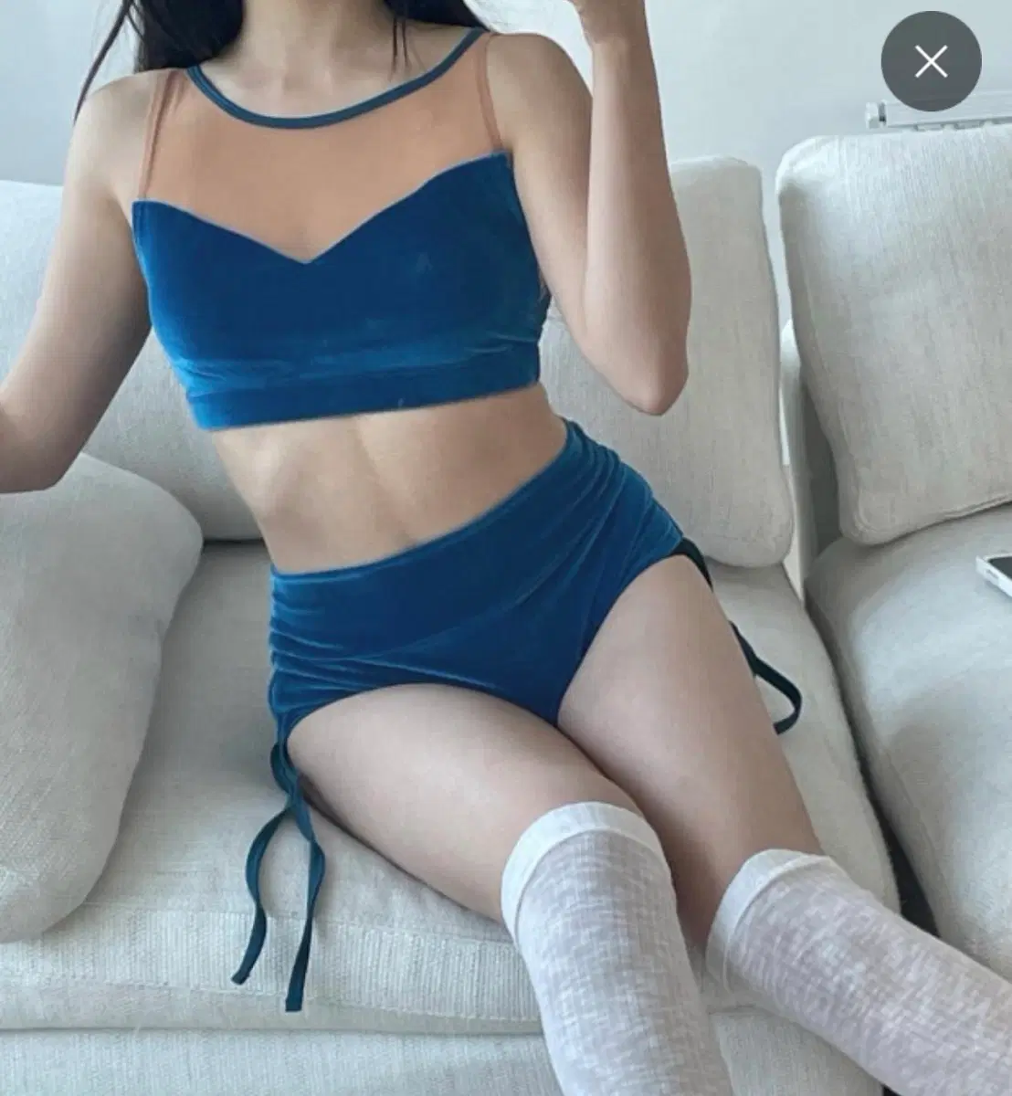 비메이드 수민폴웨어 S 벨벳 폴댄스의상, 폴프 폴복