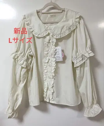 아오키 미사코 시마무라 2WAY 블라우스 L 아이보리