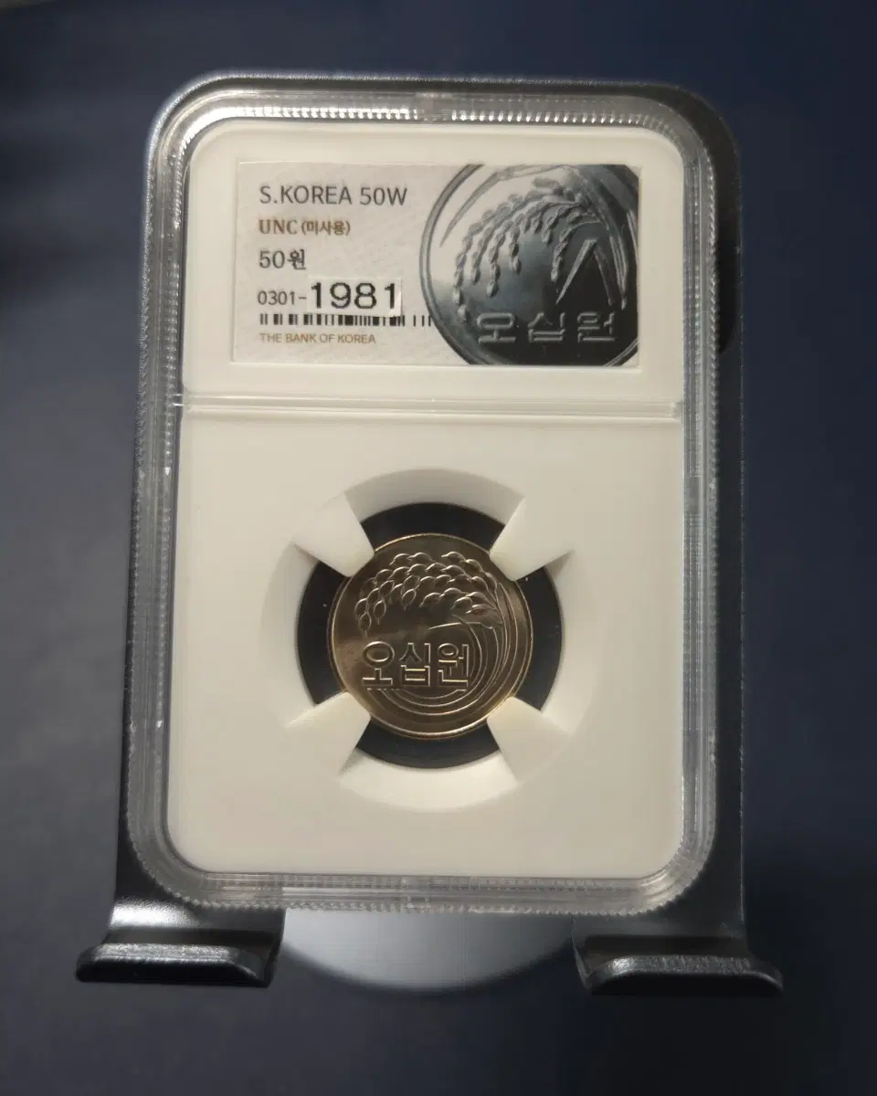 귀한 특년 1981년50원 미사용 주화 희귀동전수집용