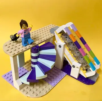 [ LEGO ] 레고 나선 계단 에스컬레이터 미니 피규어 포함 자작