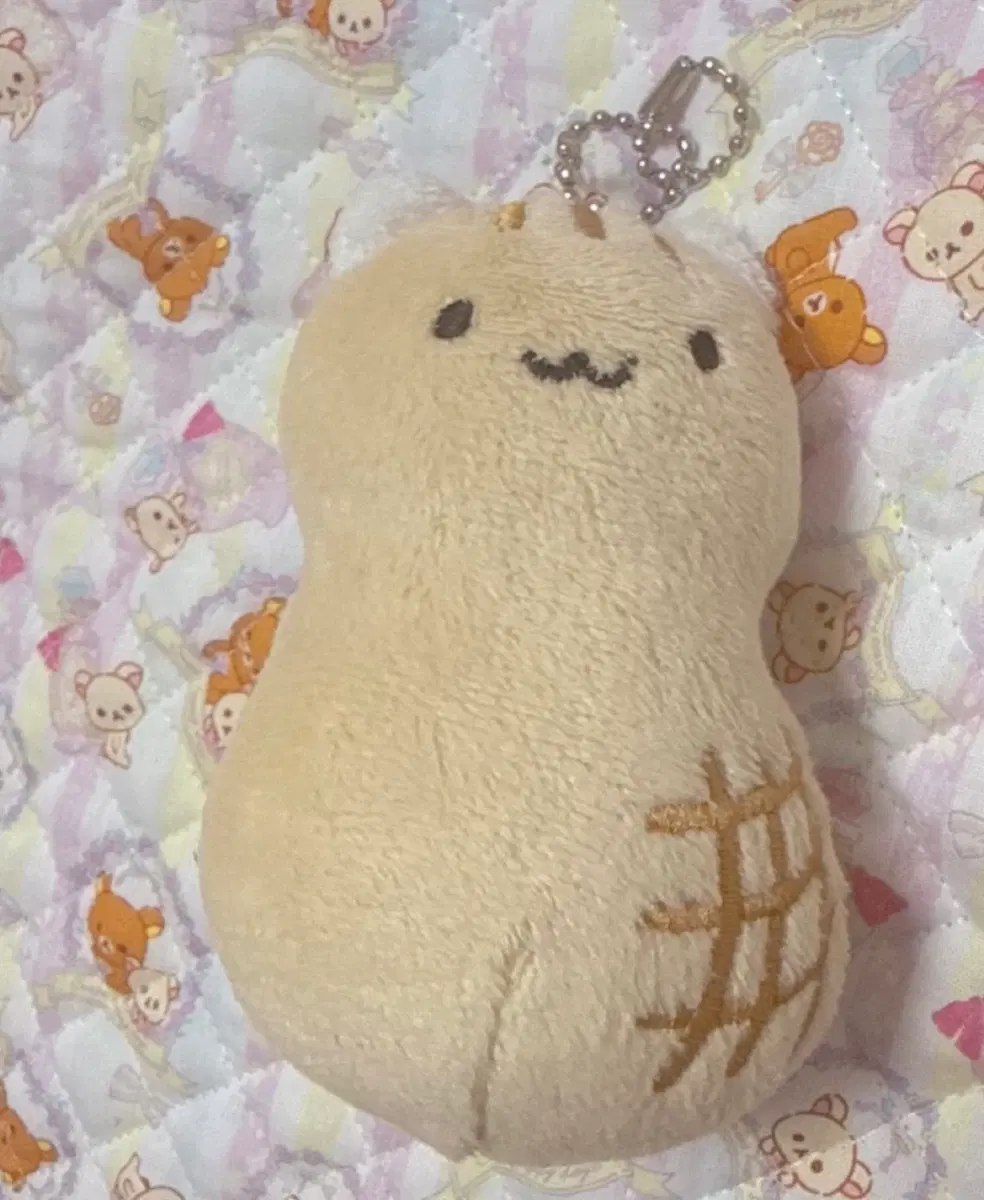땅콩 고양이 인형키링 택 x