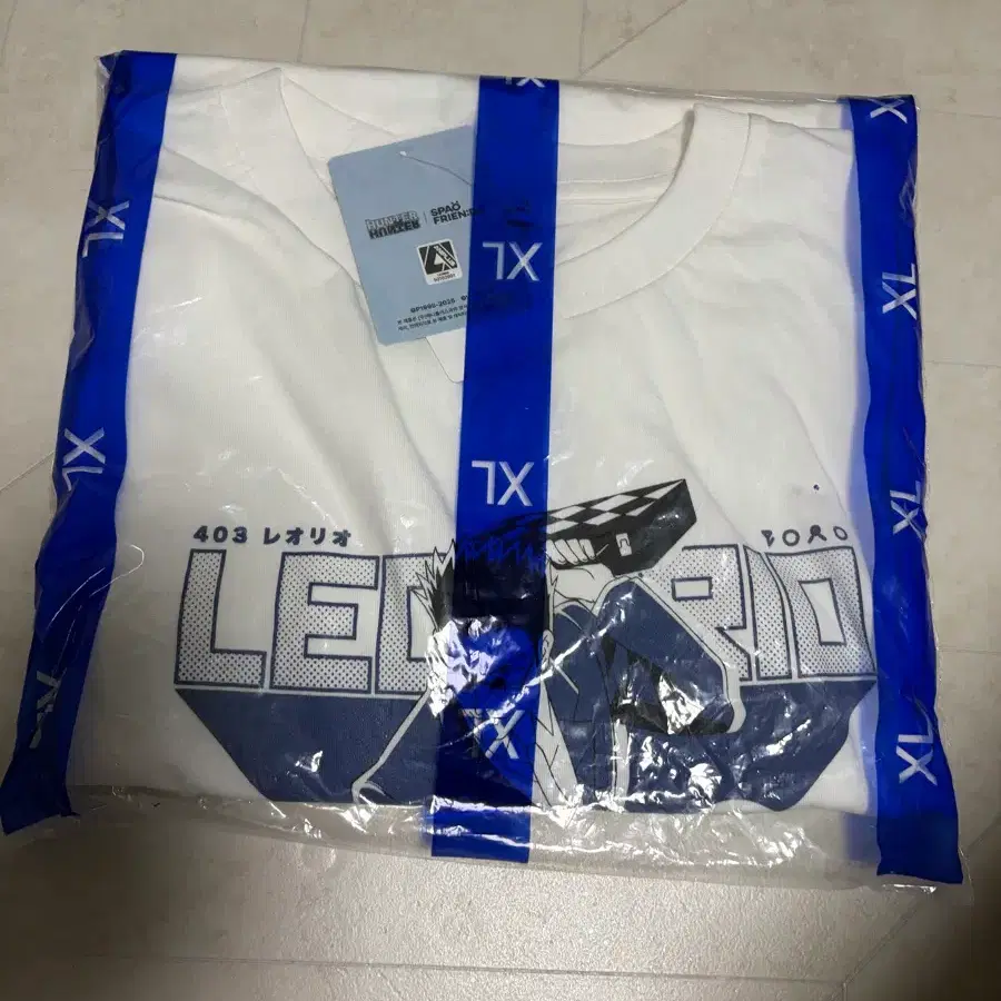 새상품(XL)스파오 헌터헌터 레오리오 반팔티셔츠