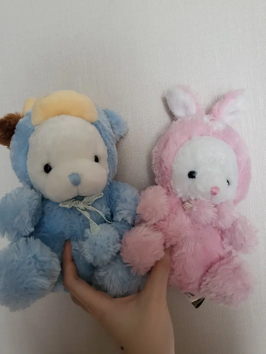귀여운 곰돌이 & 토끼 인형 세트