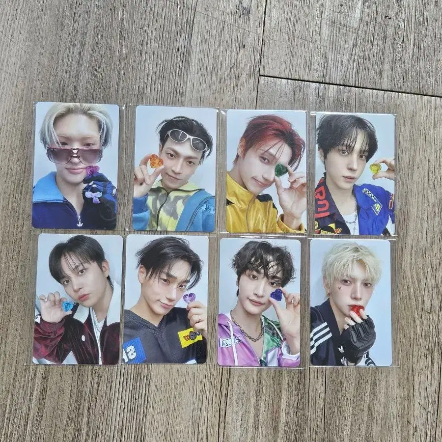 에이티즈 애니티즈 인 컬러 칼라 팝업 MD 10만원 이상 금액 특전 포카 포토카드 8장 세트 양도