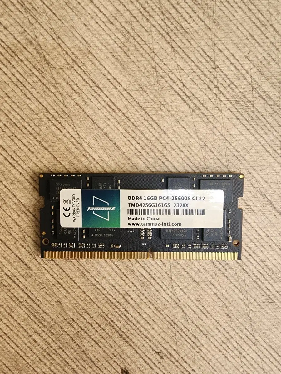 타무즈 DDR4 16GB PC4-25600S CL22 노트북 램