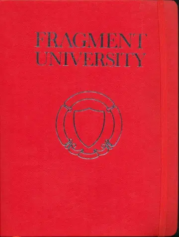 Moleskine 후지와라 히로시 FRAGMENT UNIVERSITY 노트