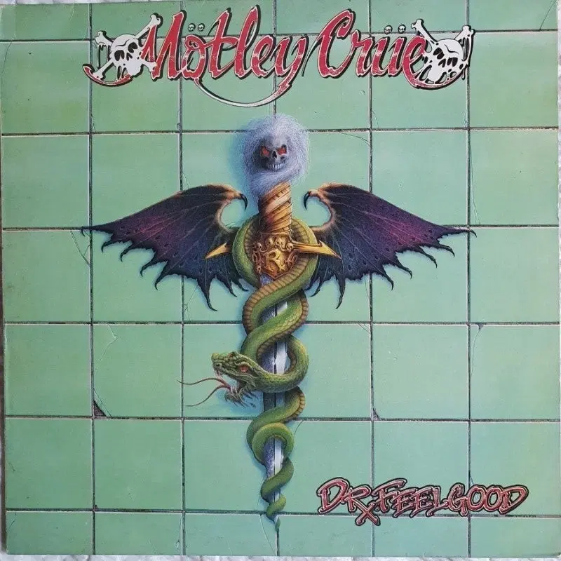 MOTLEY CRUE - DR.FEELGOOD LP(직배발매앨범)
