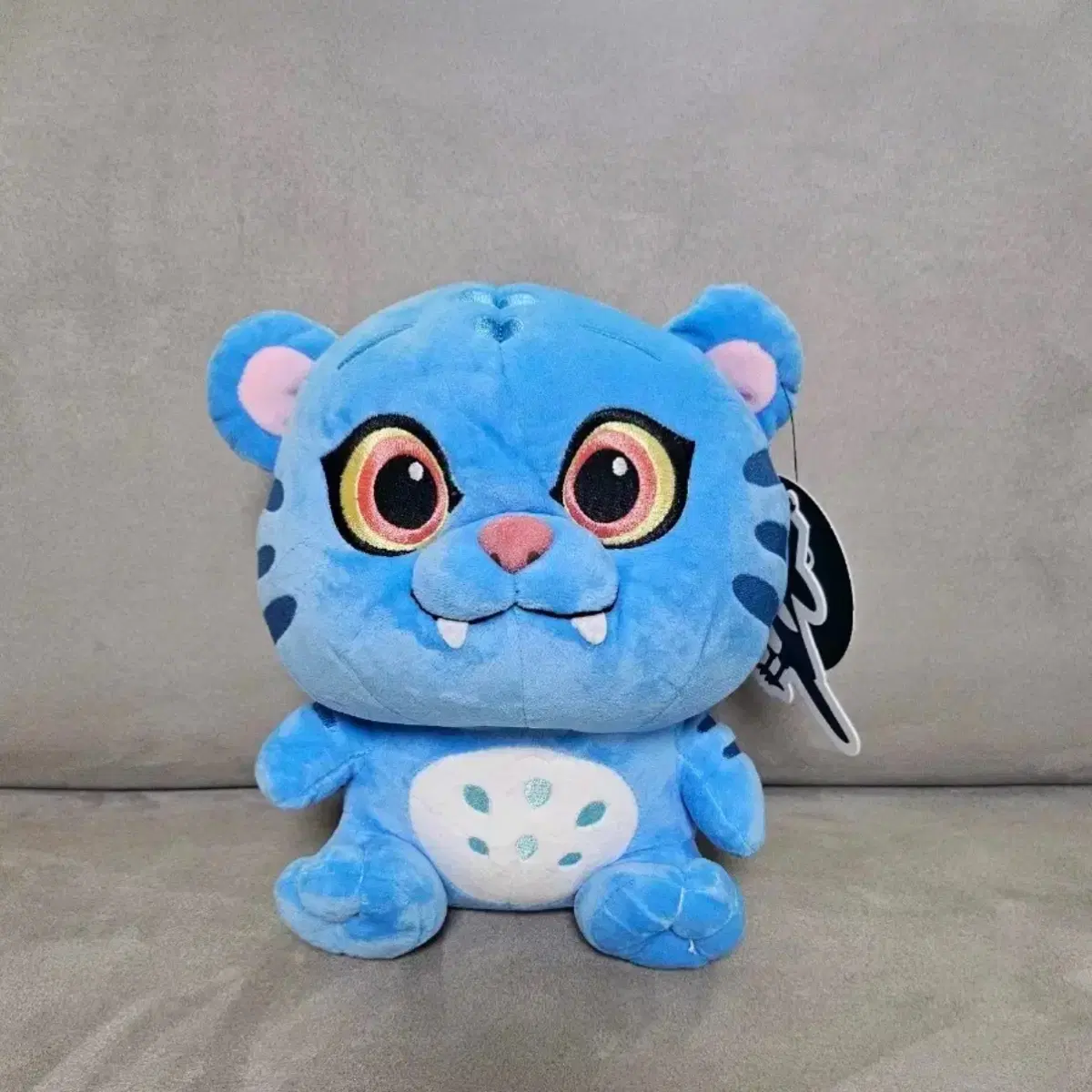 K-푸랑이 케데헌 더피 파란색 호랑이 봉제 인형 케이팝데몬헌터스