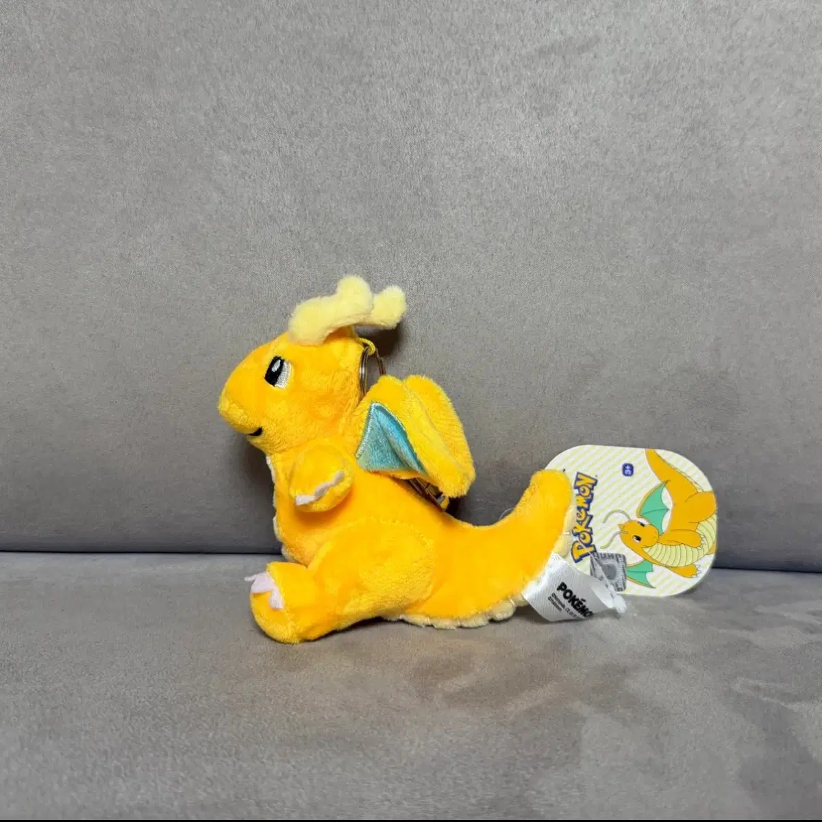 정품 포켓몬스터 망나뇽 키링 인형 8cm
