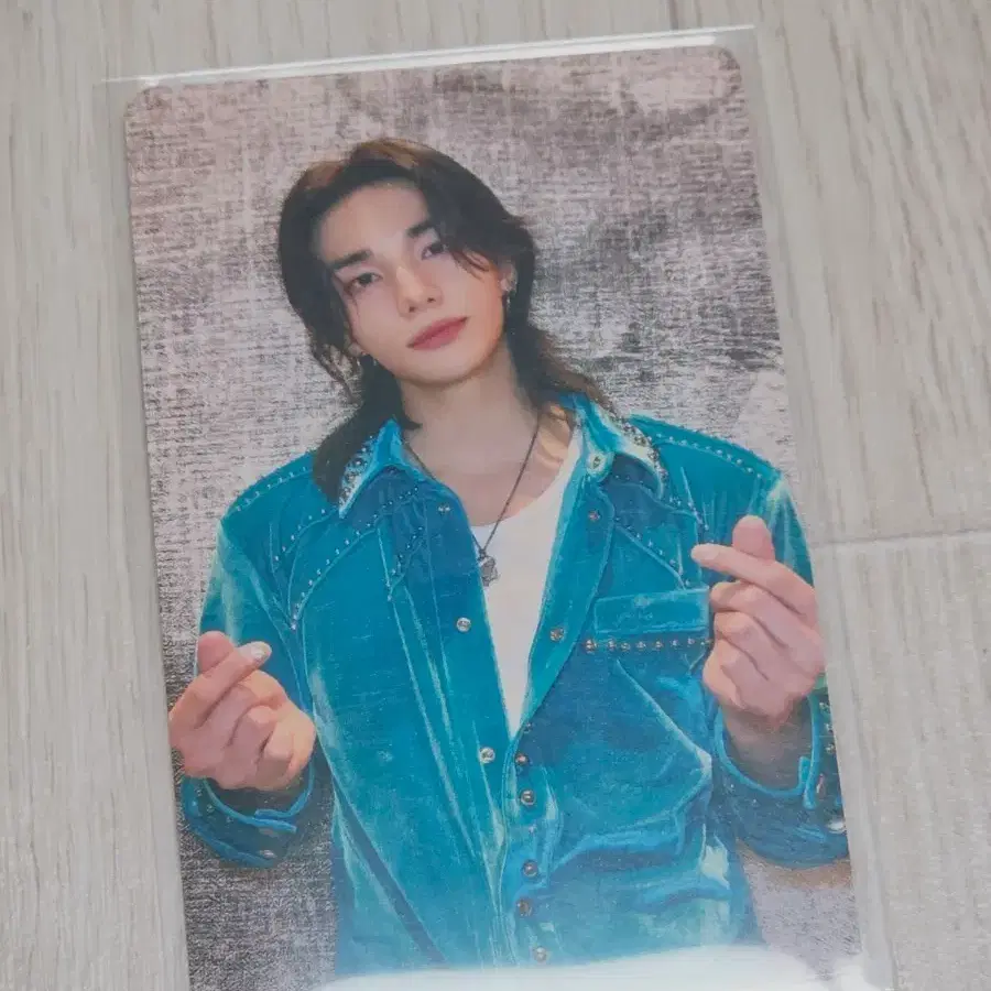 스트레이키즈 디스앤댓 HMV 럭키드로우X 현진 포카