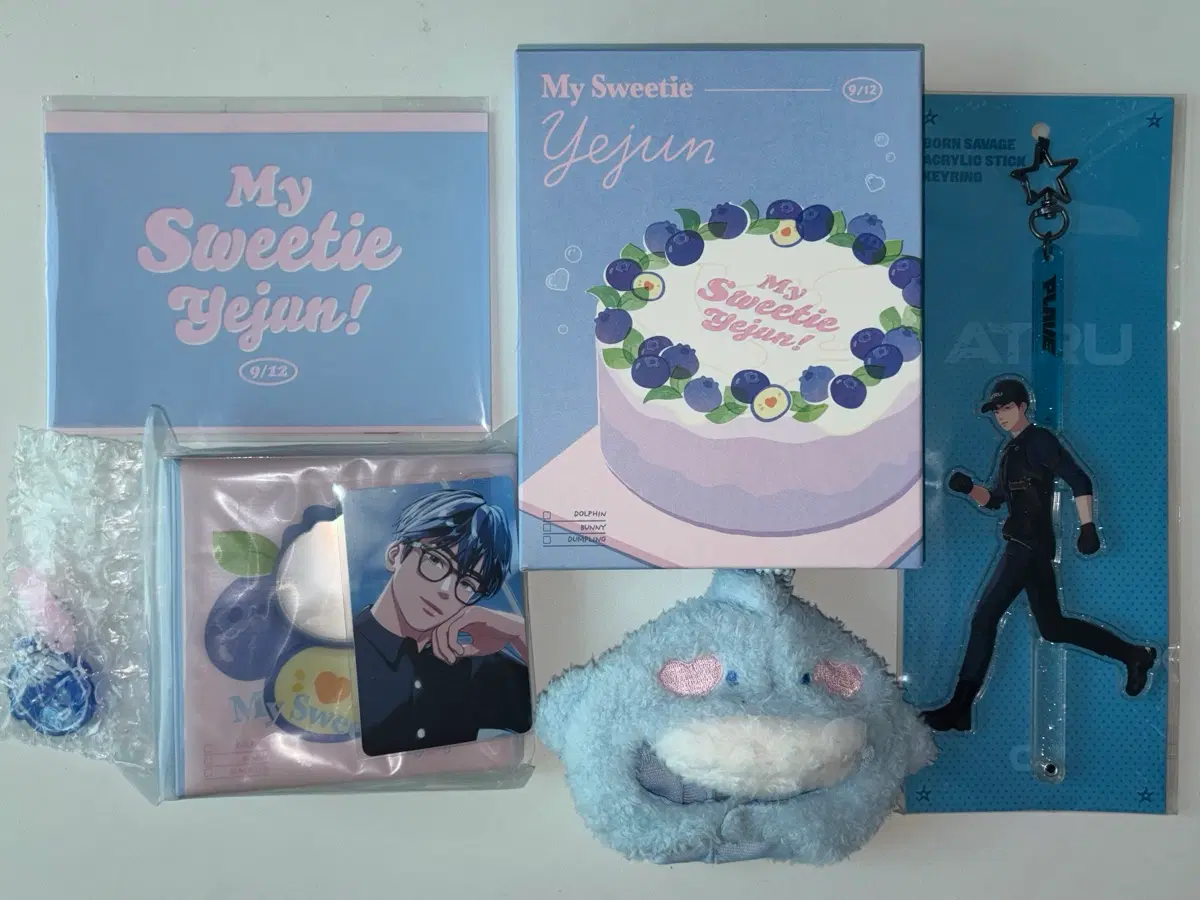 플레이브 예준 굿즈 양도 생일키트 생킷 아크릴 므메미무 리유저블백
