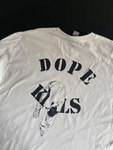 DOPE KILLS share 밴딩 티셔츠 긴팔 XL 양면 프린트