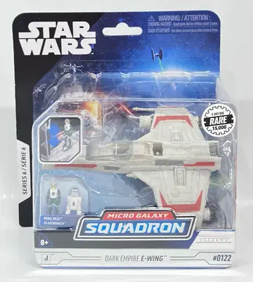 JAZWARES MICRO GALAXY SQUADRON STAR WARS DARK EMPIRE E-WING 0122