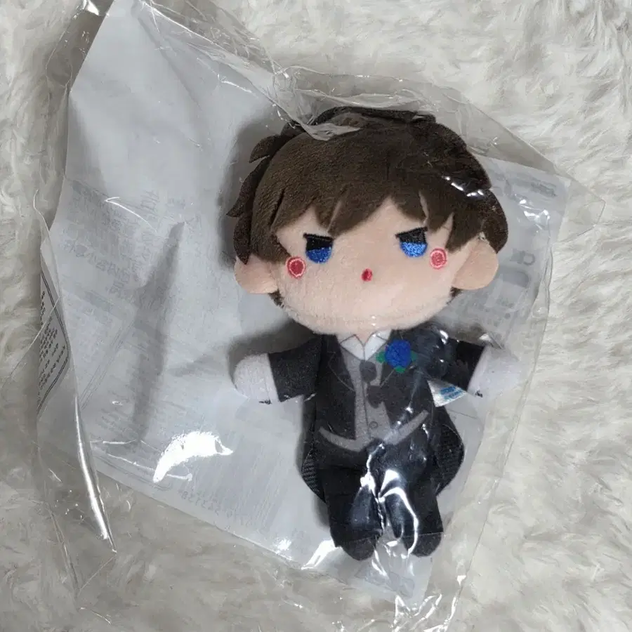 (미개봉) 명탐정코난 마츠다 진페이 누이 인형 웨딩 쿠지 블랙앤화이트