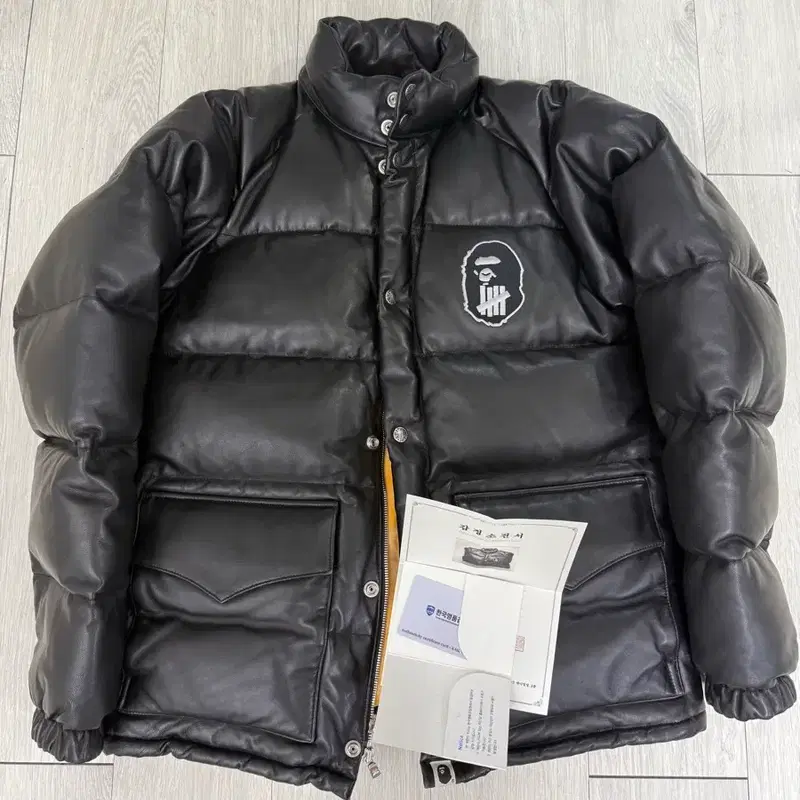 (L) bape 베이프 언디핏 콜라보 클래식 다운 자켓 패딩