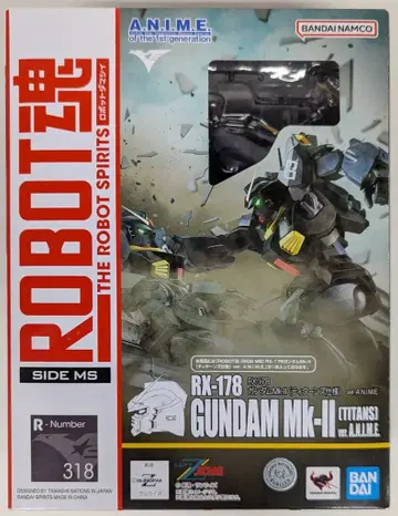 BANDAI SPIRITS ROBOT혼 [ SIDE MS ] 기동전사 Z 건담 RX-178 건담 Mk-II (티탄즈 사양) ver.A.N.I.M.E. 318