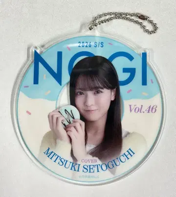 노기자카46 NOGI 2026 S/S 세토구치 신츠키 A상 코스터풍 아크릴 키링