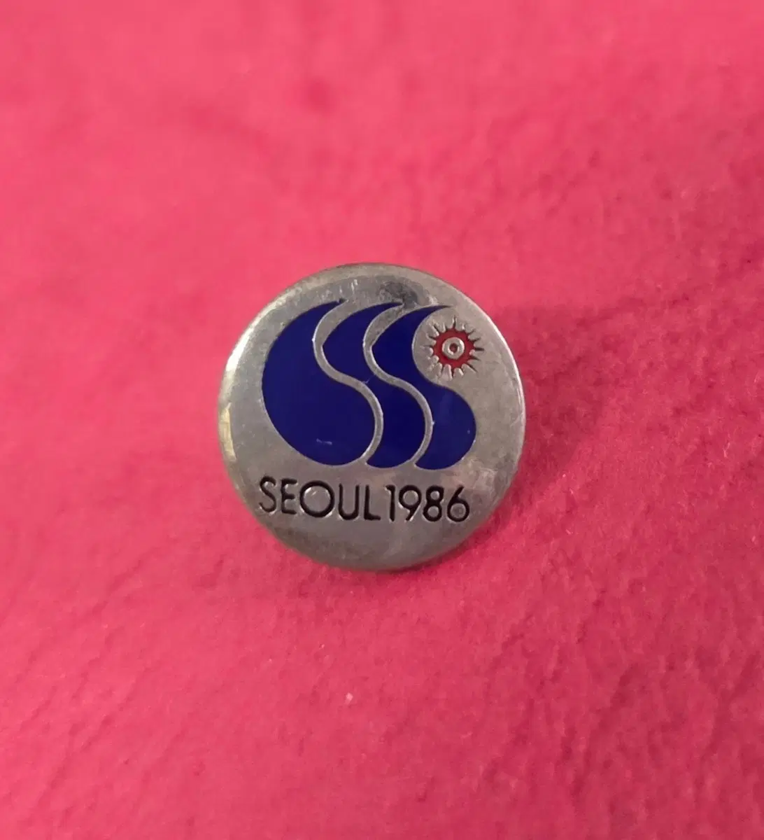서울 1986 아시안게임 기념 뱃지 수집품