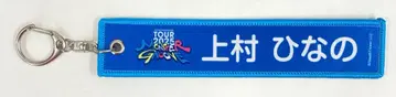히나타자카46 ARENA TOUR 2025 [ MONSTER GROOVE ] 캡슐 토이 우에무라 히나노 네임택 키링 파랑