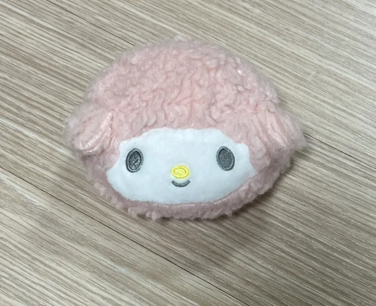 산리오 마이스위트피아노 털 동전지갑 키링