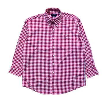 NAUTICA 긴팔 셔츠 깅엄 체크 버튼 다운