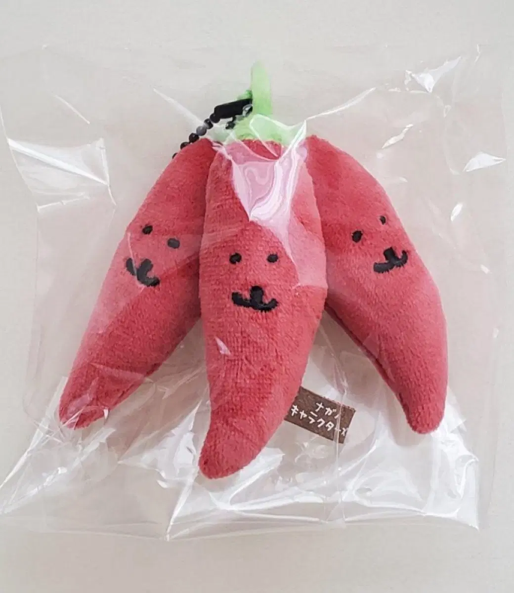 나가노 농담곰 음식 고추씨 마스코트 인형 키링 새상품