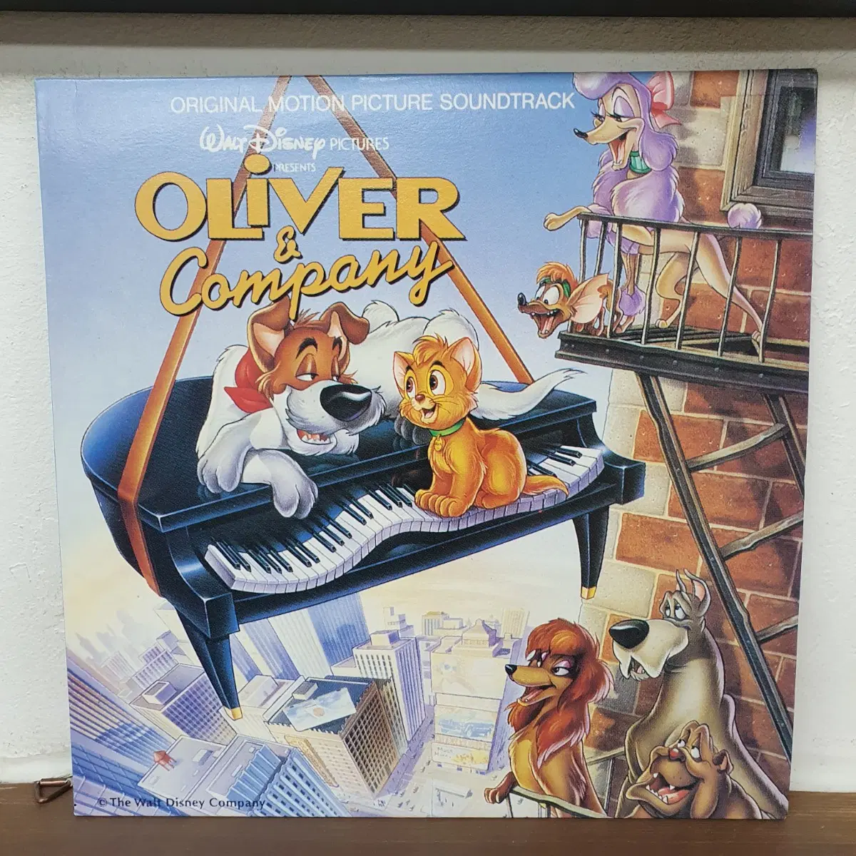 월트디즈니 픽쳐스 OLIVER & Company OST LP 1994 서울음반