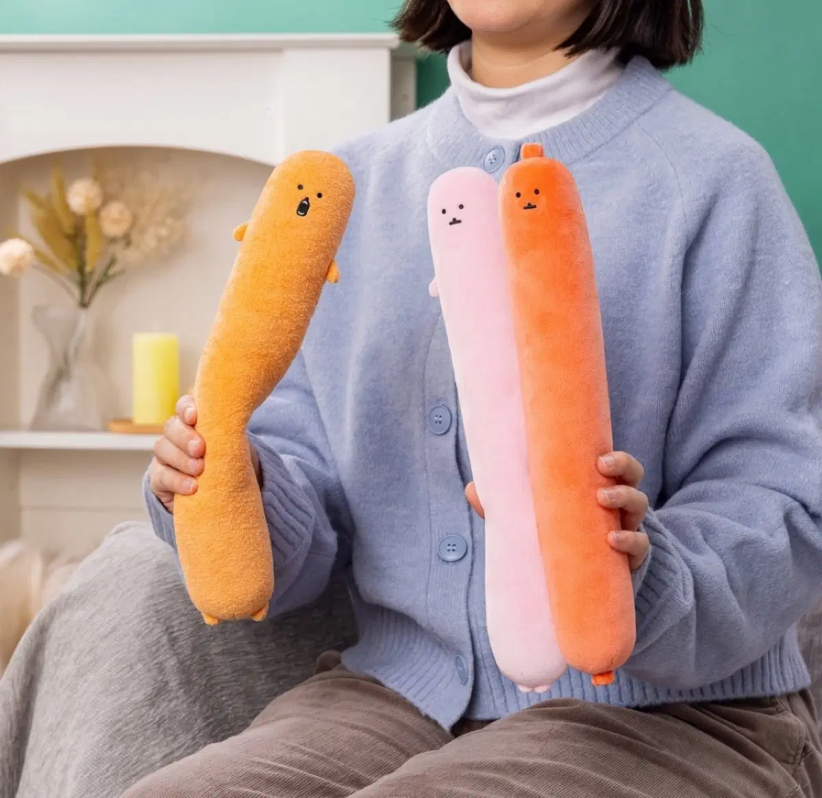 농담곰 나가노 교니소 대왕 어묵 소시지 인형