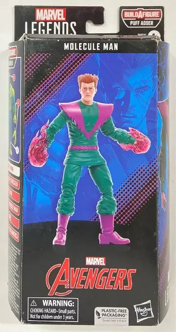 HASBRO PUFFADDER MARVEL LEGENDS MOLECULE MAN F6612