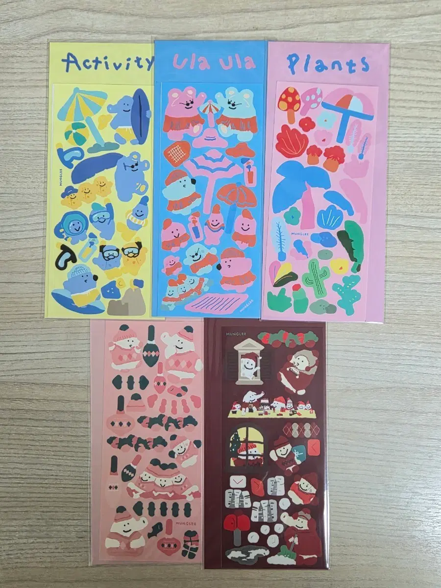 [새제품] 뭉글리 스티커 다꾸템 정리