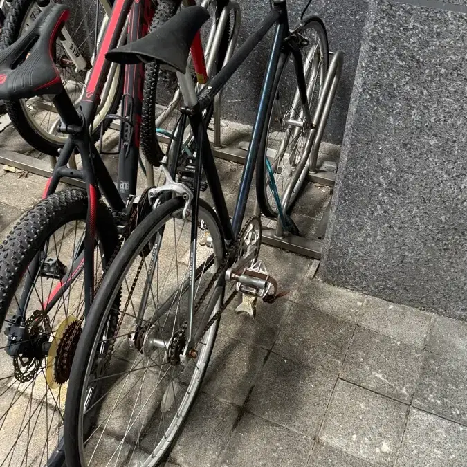 픽시 자전거 블랙