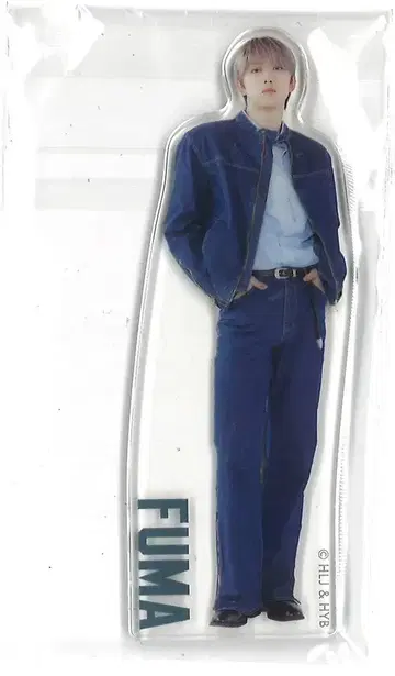 &TEAM FUMA 애니마이 로토 복권 DENIM 아크릴 마그넷 C상