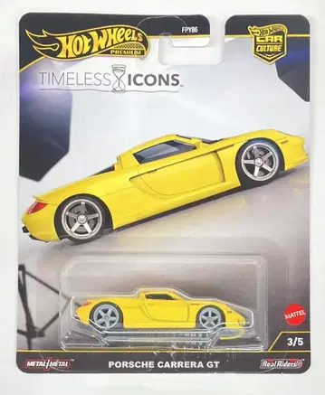 MATTEL HOTWHEELS TIMELESS ICONS JBK91 PORSCHE CARRERA GT 3/5