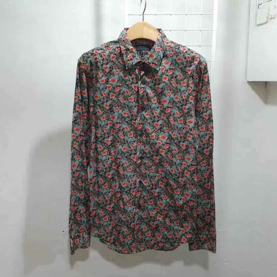 자라 패턴 긴팔셔츠 (M~L)#598S