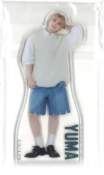 &TEAM YUMA 에니마이 로토복권 DENIM 아크릴 마그넷 C상