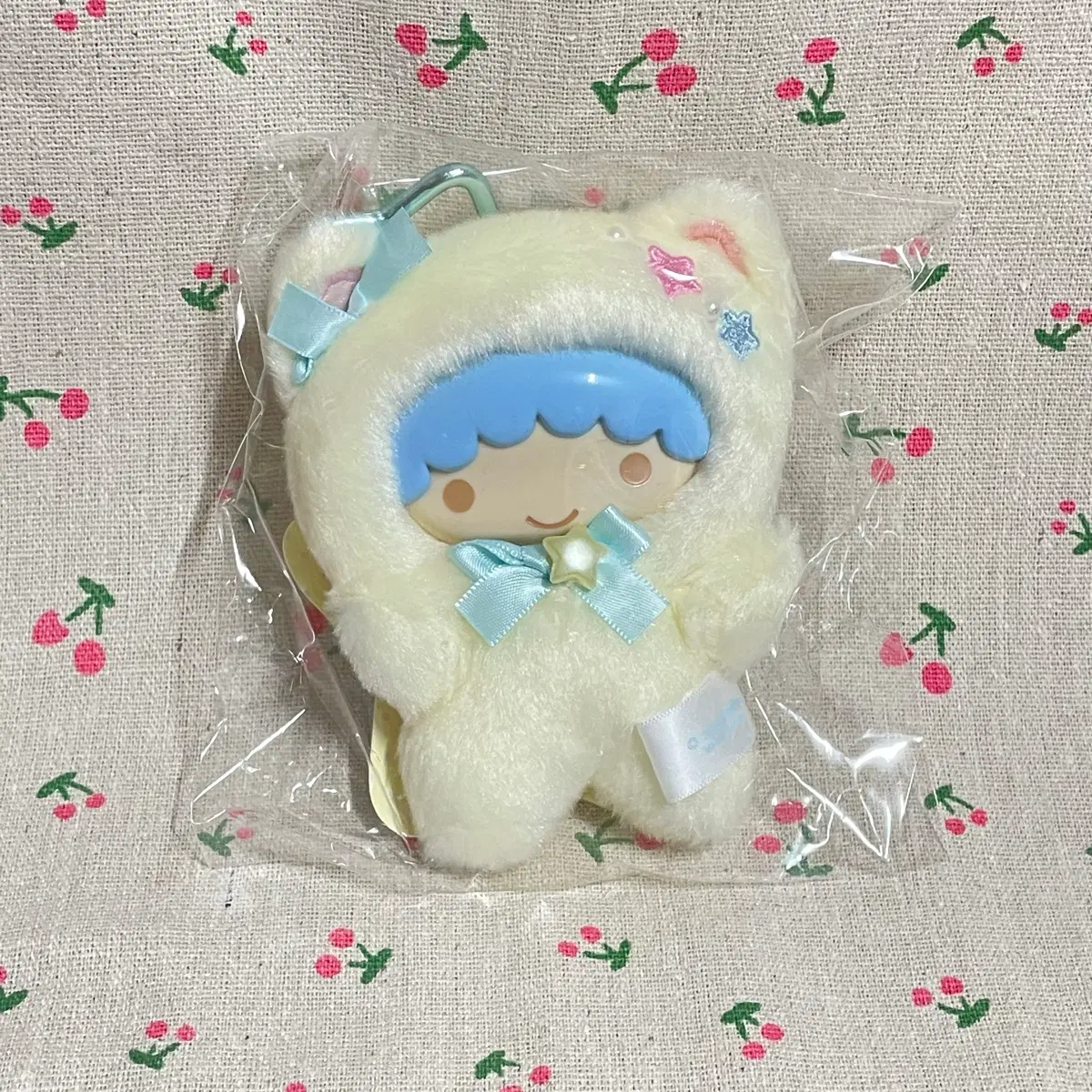 리틀트윈스타 키키 고양이 키구루미 마스코트 별카라비너 키홀더