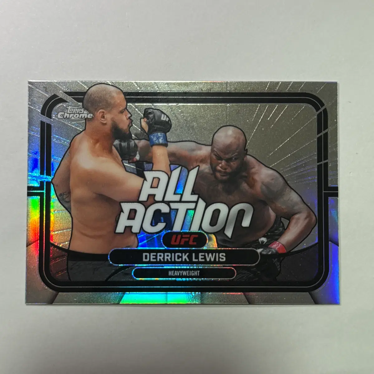 UFC 데릭 루이스 리플렉터 탑스크롬 UFC카드