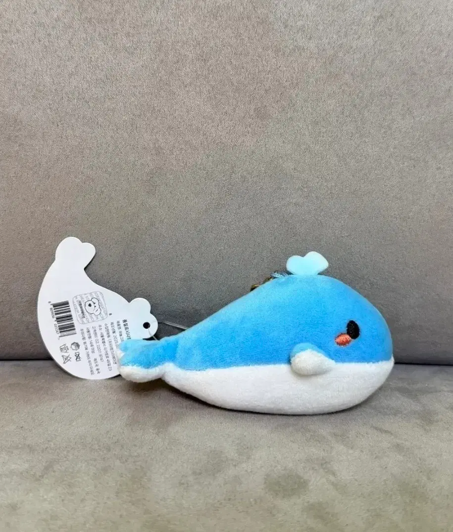 하늘 고래 8cm 키링 인형