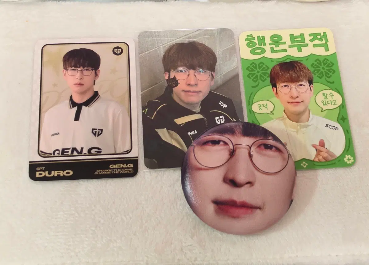젠지 듀로 duro 포토카드 젠치전 포카 말랑핀버튼